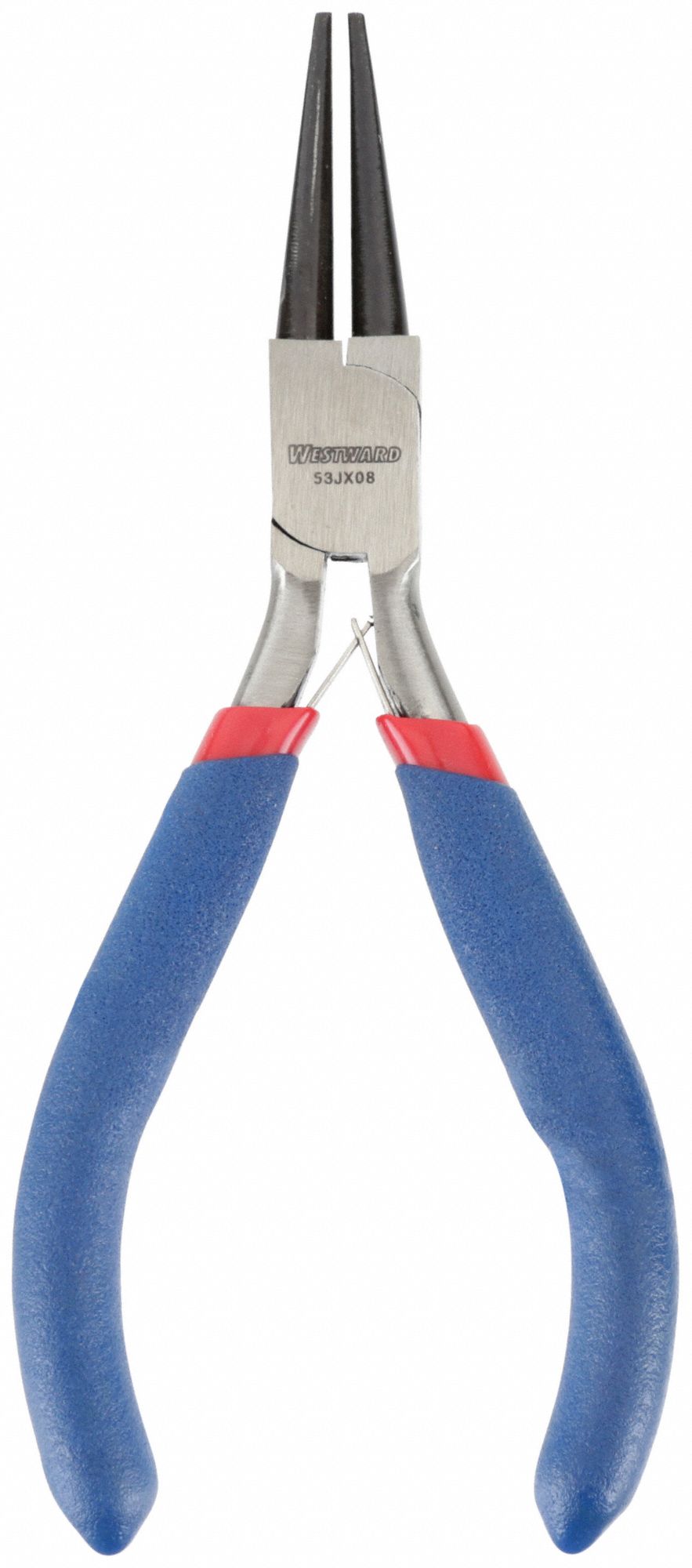 ROUND NOSE PLIER,BLUE,5" L