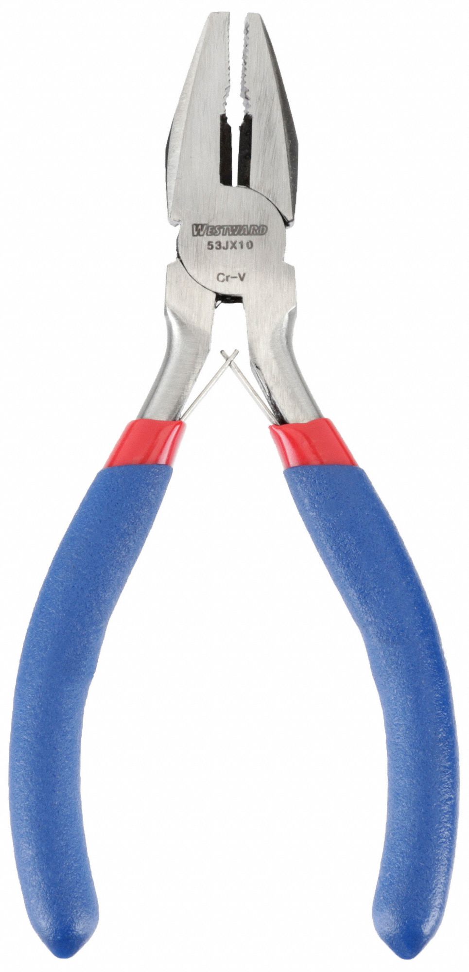 LINEMANS PLIER, FLAT, 4 1/2 IN OVERALL L, 3/4 IN JAW L, 1/4 IN JAW W, 1/4 IN JAW THICK
