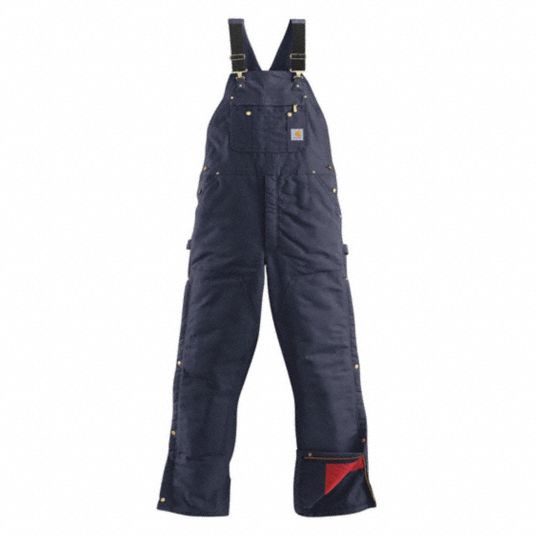 Carhartt r41 lined bib overalls best sale