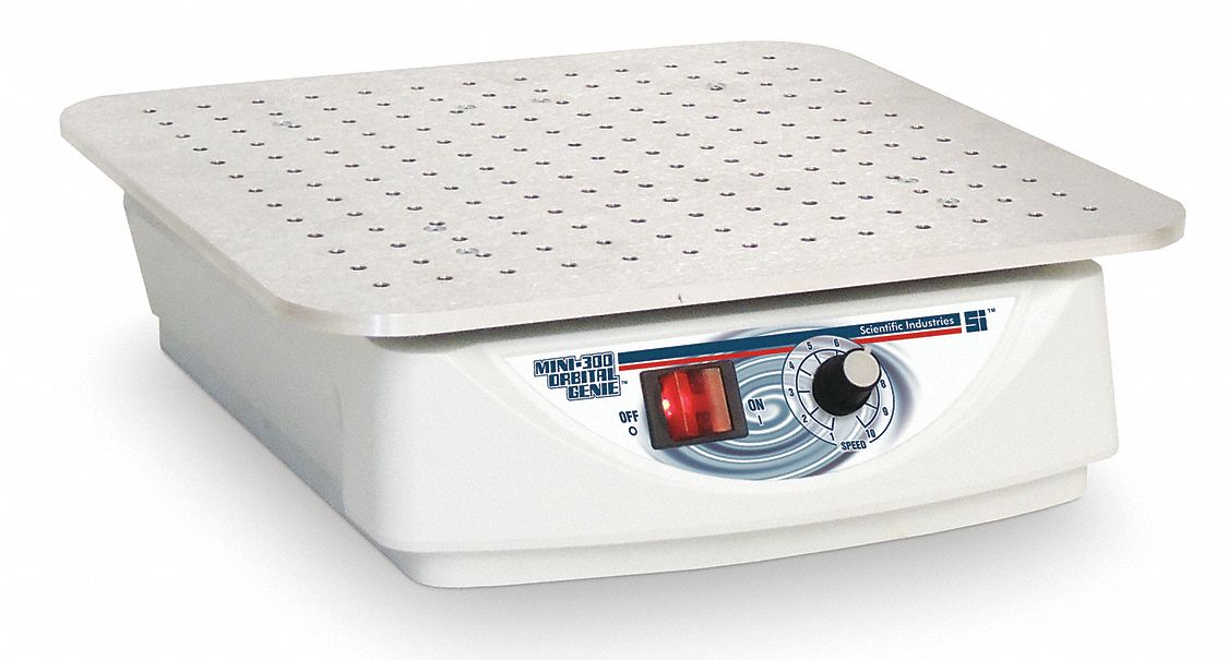 Orbital-Genie Flask Clamp: GENIE, 35 RPM to 300 RPM, 35 RPM Speed - Min, 300 RPM Speed - Max