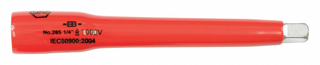 RALLONGE DOUILLE,ENTRNMNT 1/4PO,CHROME