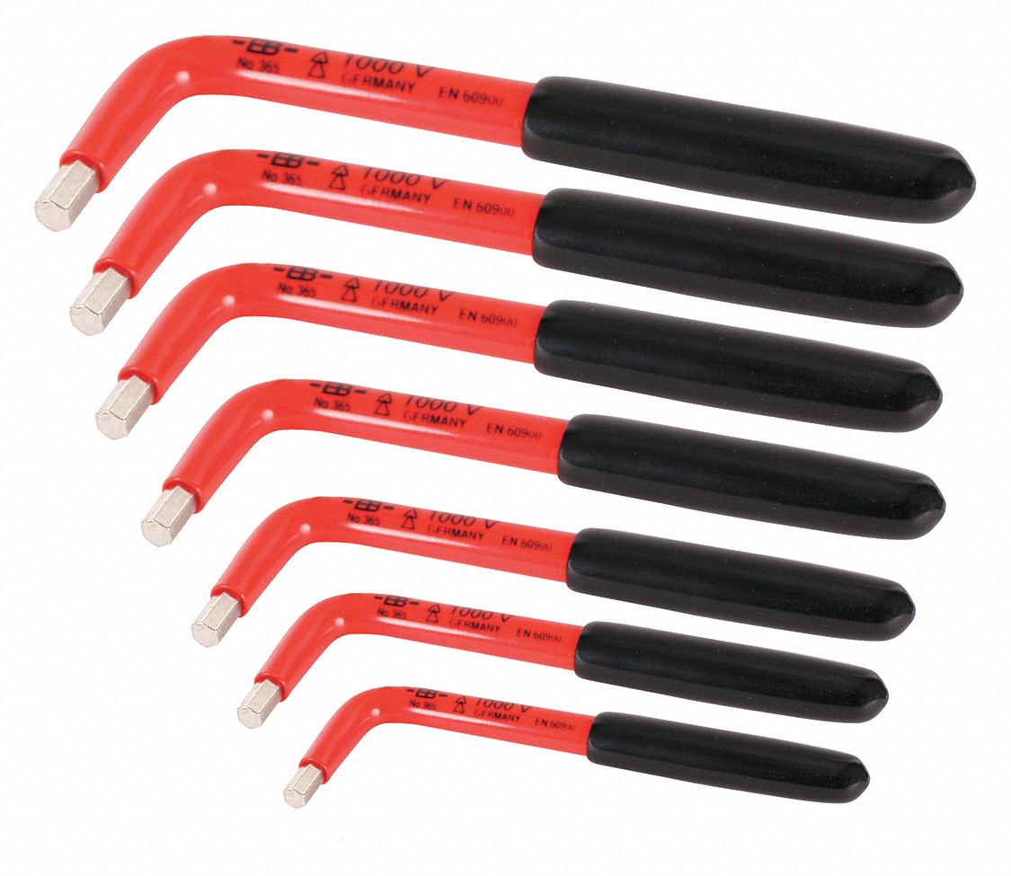 HEX KEY SET,METRIC,L-SHAPED,CHROME