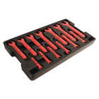 INSULATED OPEN END WRENCH SET,METRIC