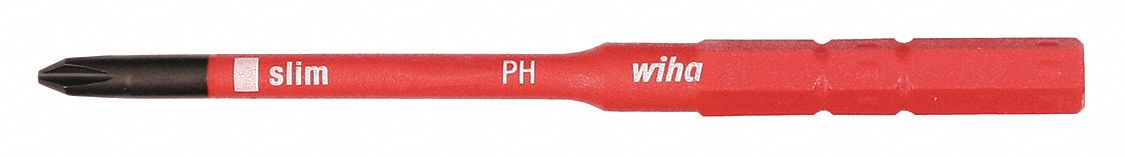 Insulated Screwdriver Blade: Phillips Head, Insulated Screwdriver Blade, Imperial, Std, Hex