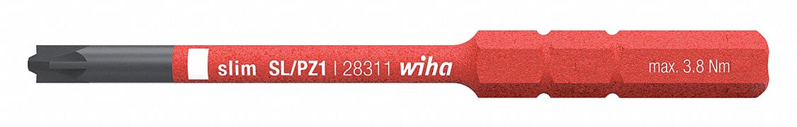 Insulated Screwdriver Blade: Pozidriv®/Slotted Head, Insulated Screwdriver Blade, Imperial, Std