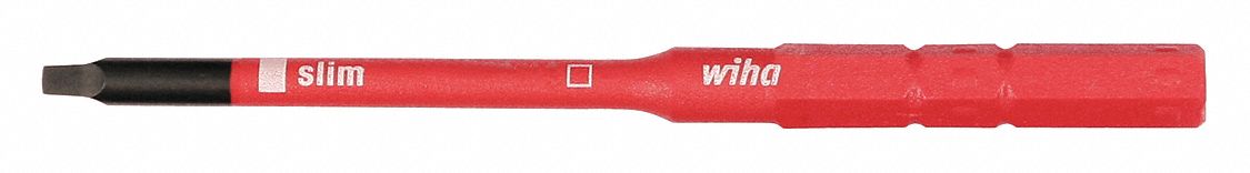 Insulated Screwdriver Blade: Square Head, Insulated Screwdriver Blade, Imperial, Std, Square