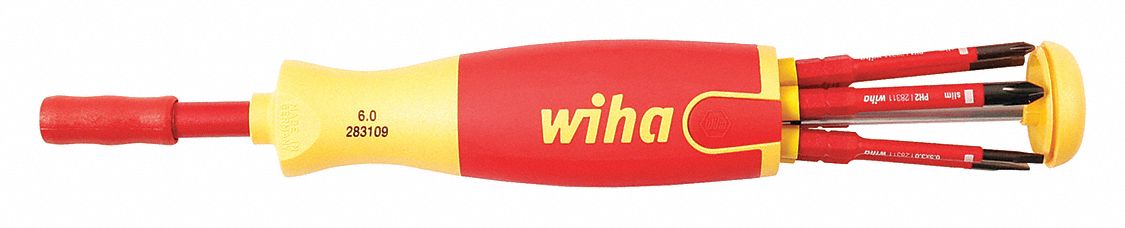 WIHA MULTIBIT INSULATED SCREWDRIVER - WIH28345