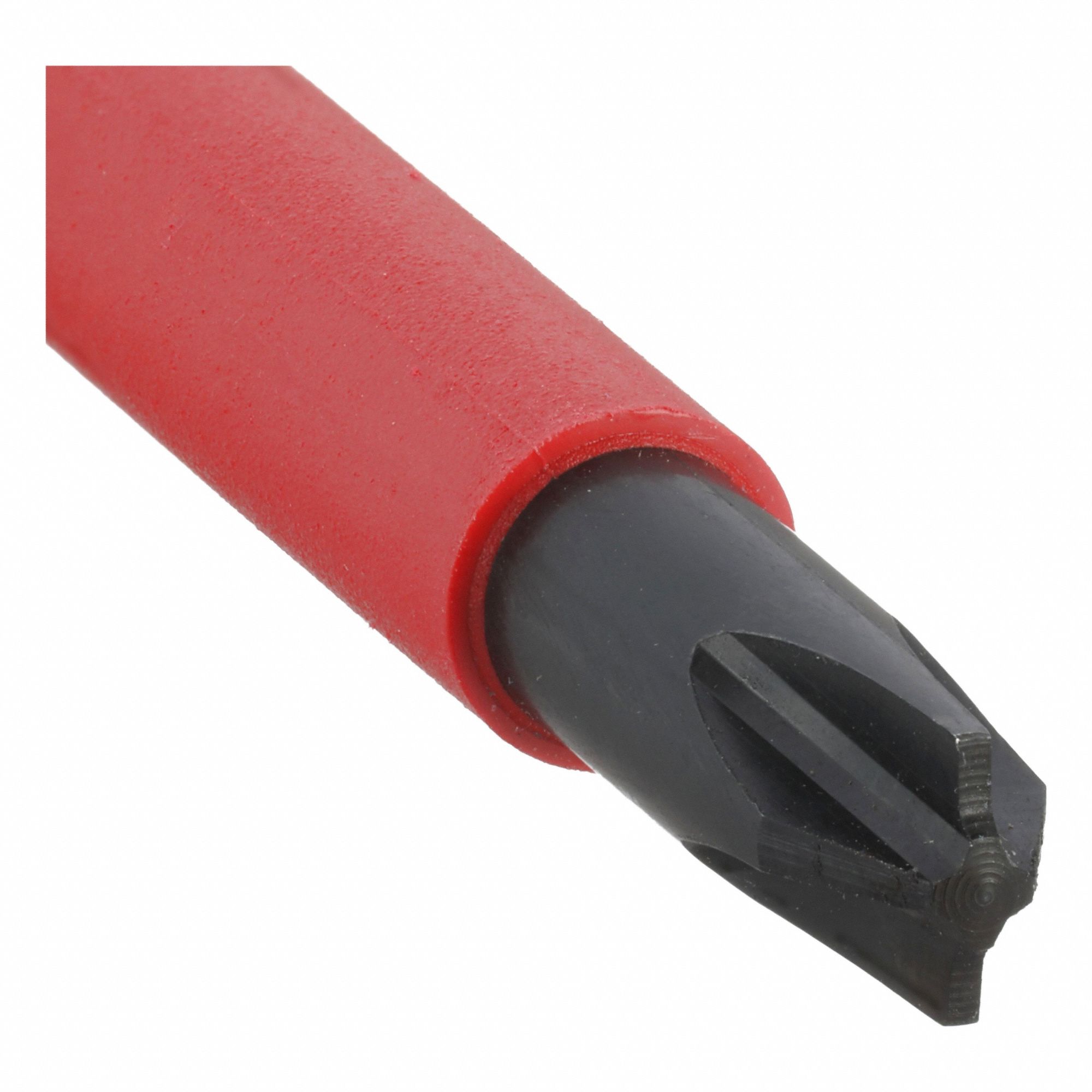 Insulated Phillips Screwdriver: Insulated SoftFinish, Long Lg, Not ESD Safe, Not Tether Capable