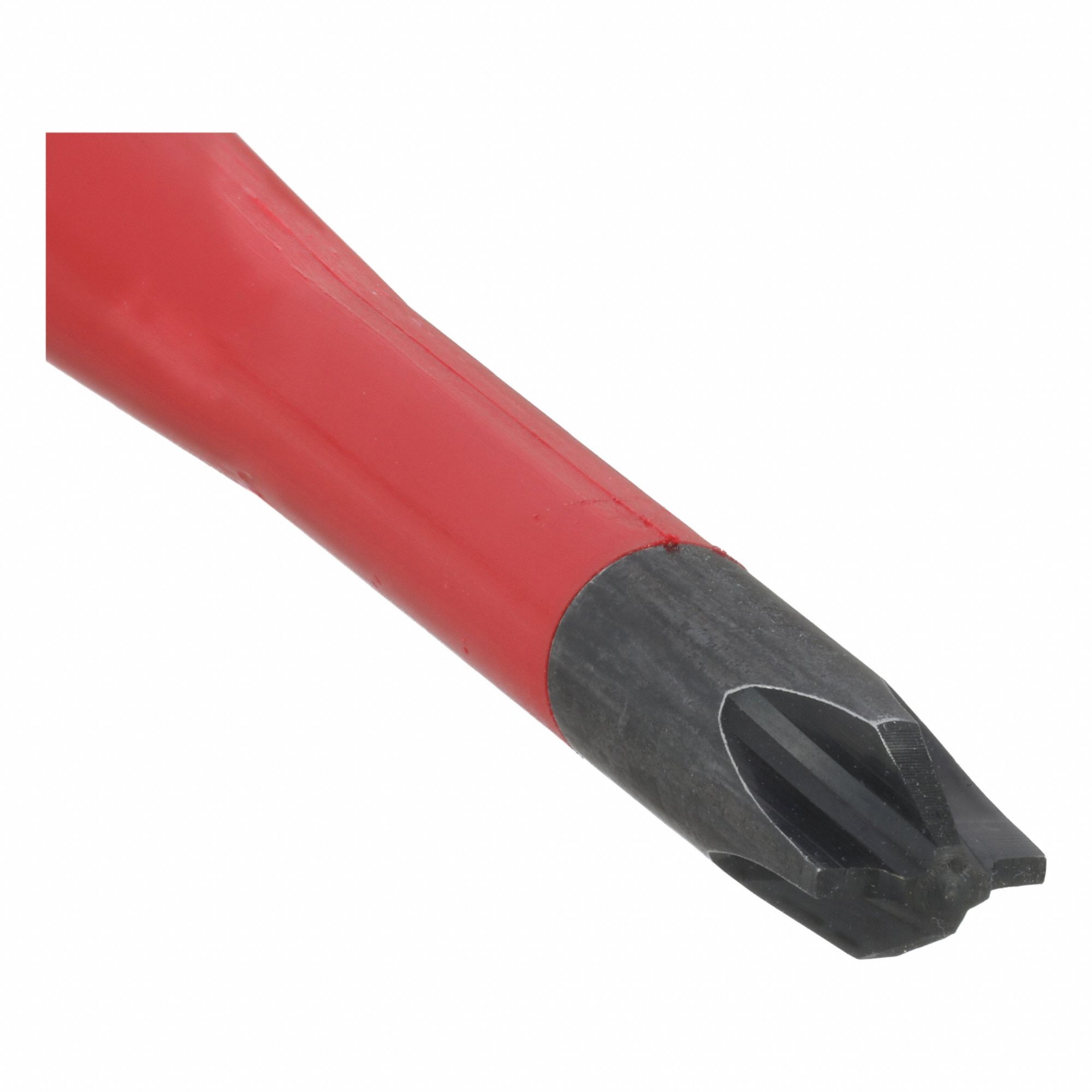 Insulated Phillips Screwdriver: Insulated SoftFinish, Long Lg, Not ESD Safe, Not Tether Capable