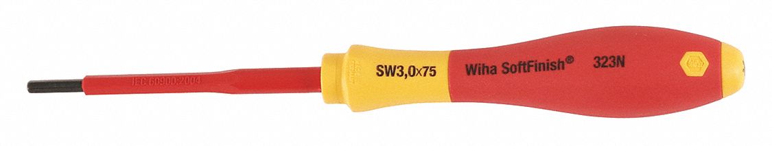 Destornillador hexagonal aislado WIHA 32308, 8 mm 53KG62-
