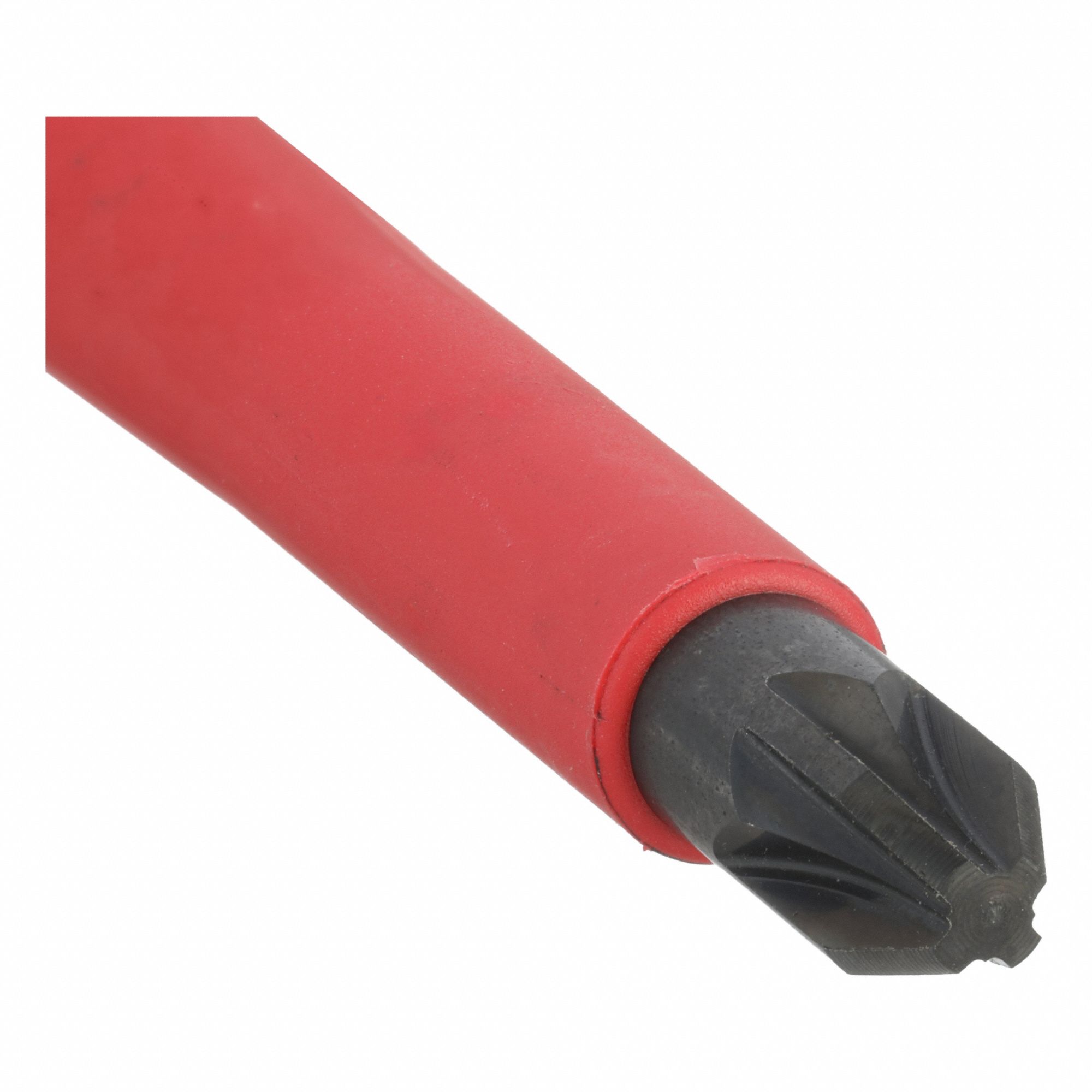 Insulated Pozidriv Screwdriver: Insulated SoftFinish, #3 Tip Size, 5 7/8 in Shank Lg, Insulated