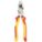 LINEMANS PLIER, INSULATED, FLAT, 9½ IN OVERALL L, 1¾ IN JAW L, 1⅜ IN JAW W, 9 TO 11 IN
