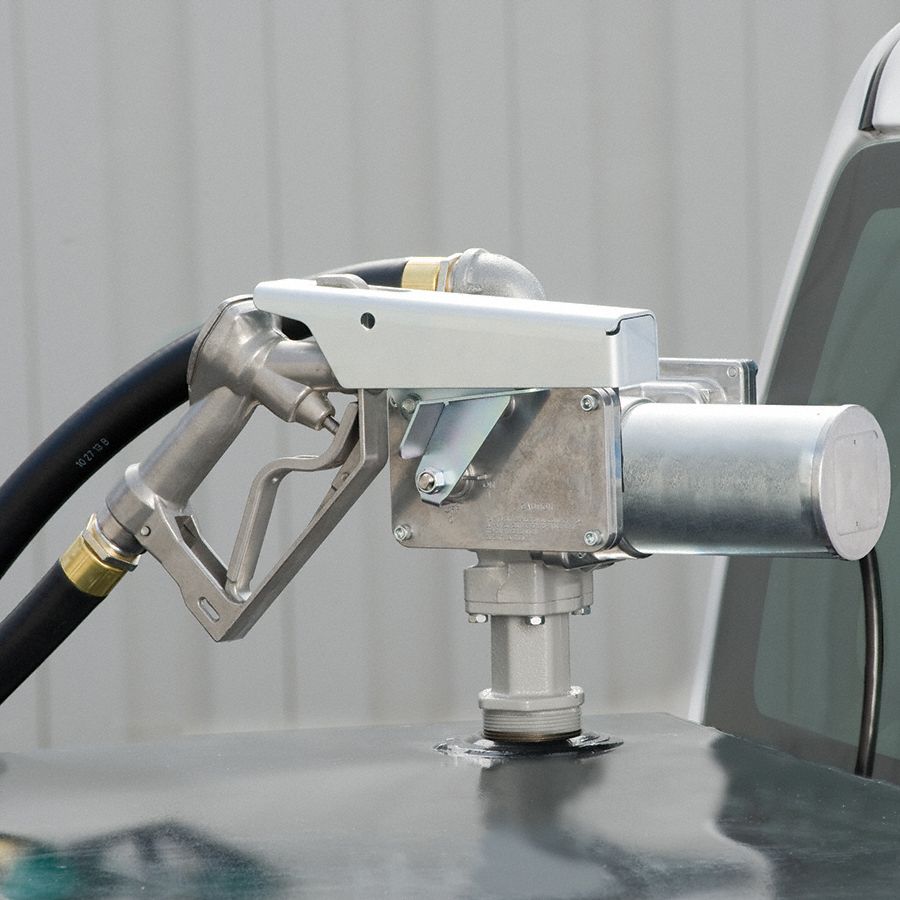 DAYTON 3/10 HP Cast Iron Rotary Vane DC Pump, 20 GPM, 12V DC 53KH50