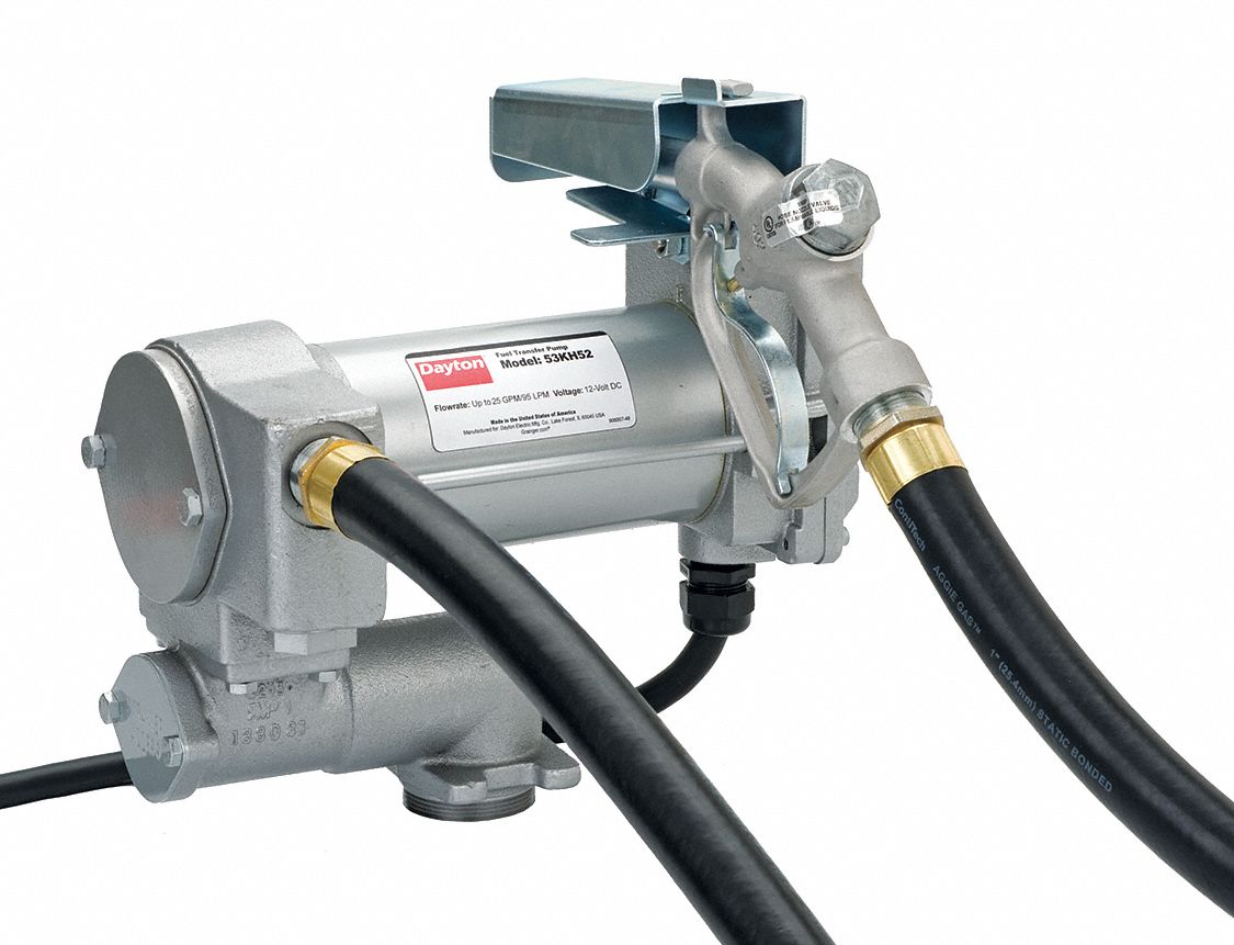 DAYTON DC Pump, 2/5 HP, 12VDC, 25 gpm 53KH5253KH52 Grainger