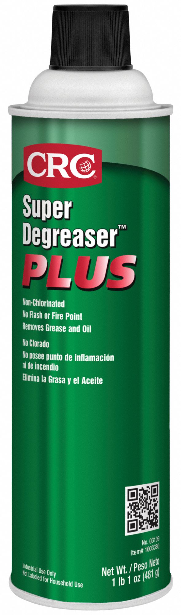 CRC Cleaner/Degreaser, Aerosol Spray Can Container Type, 20 oz
