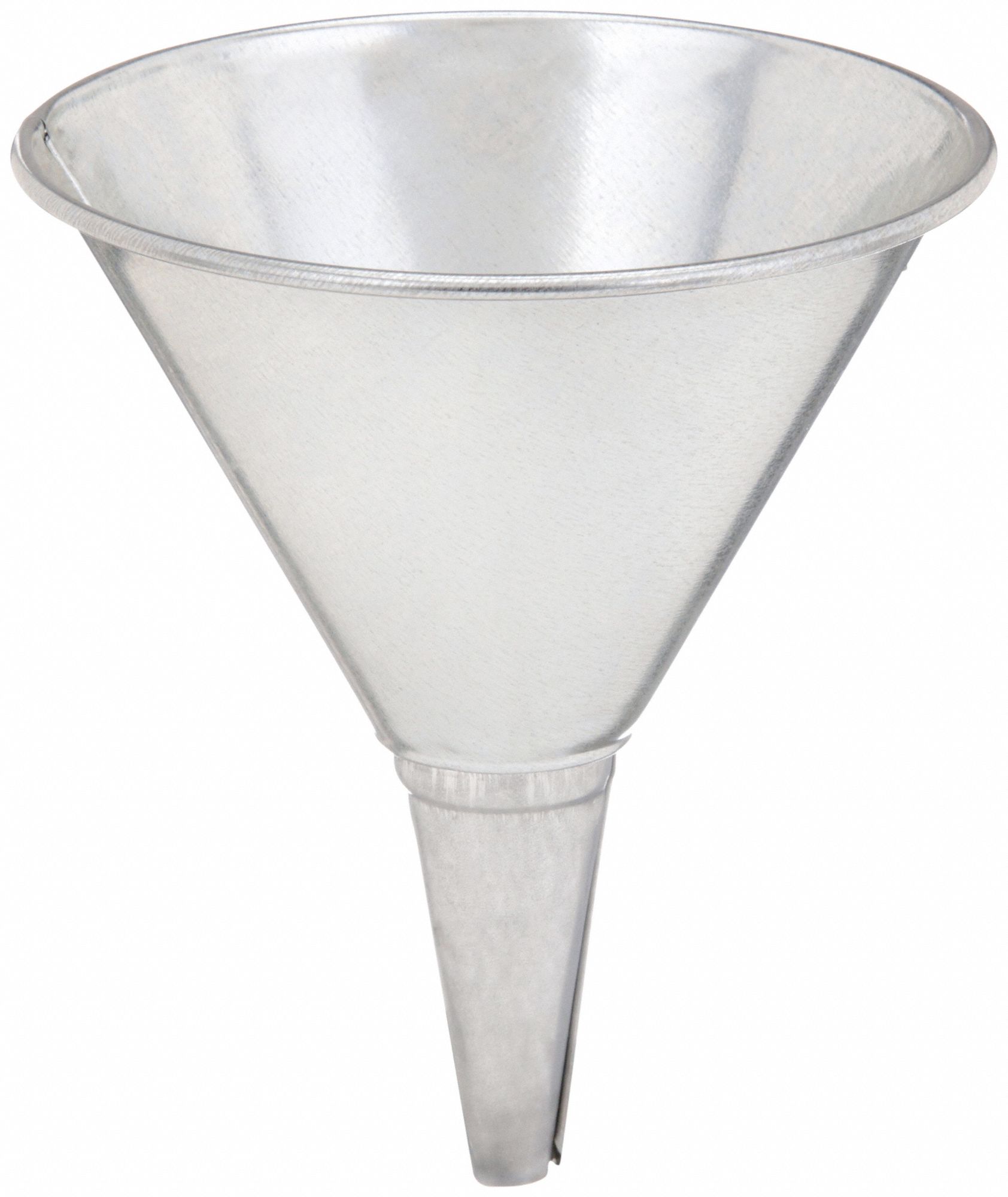 SPOUT FUNNEL WITH SCREEN, STEEL, 32 FL OZ FLUID CAPACITY, 6⅜ IN OVERALL DIAMETER, 7⅜ IN OVERALL H