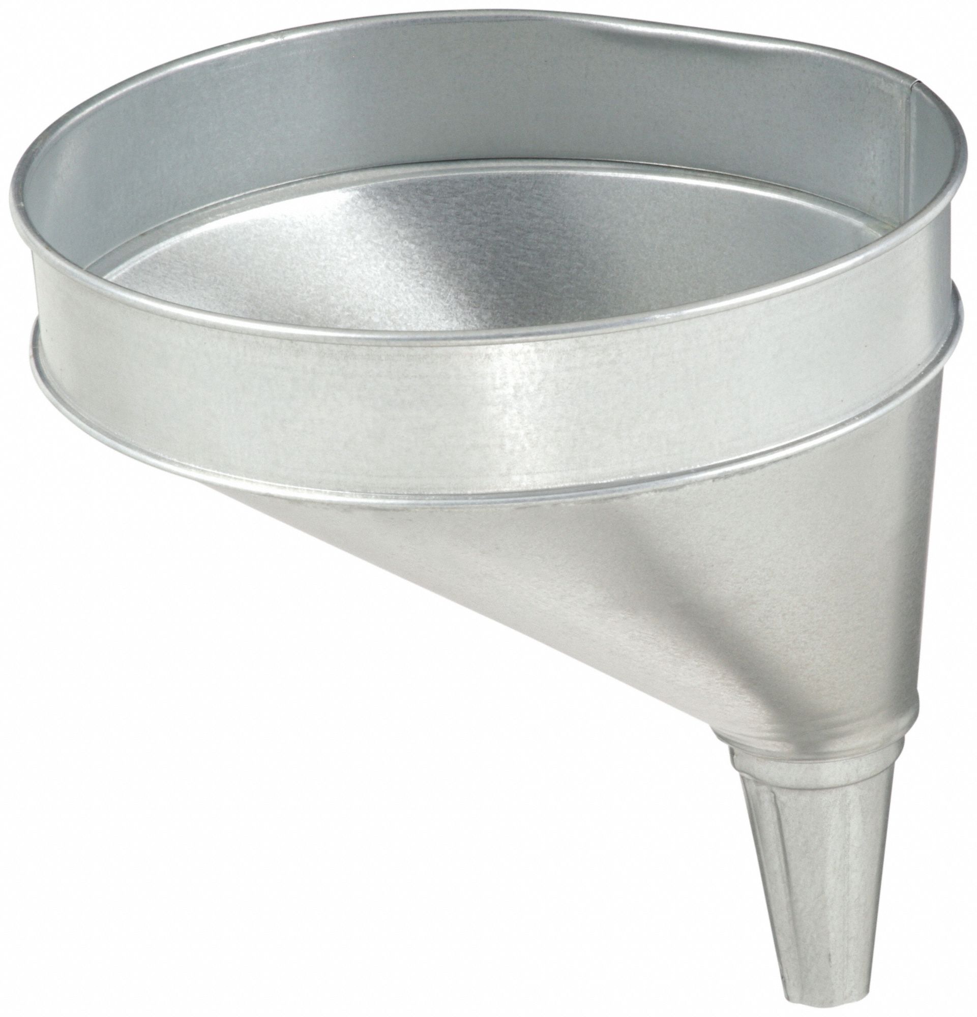 GALVANIZED OFFEST FUNNEL,6 QT.