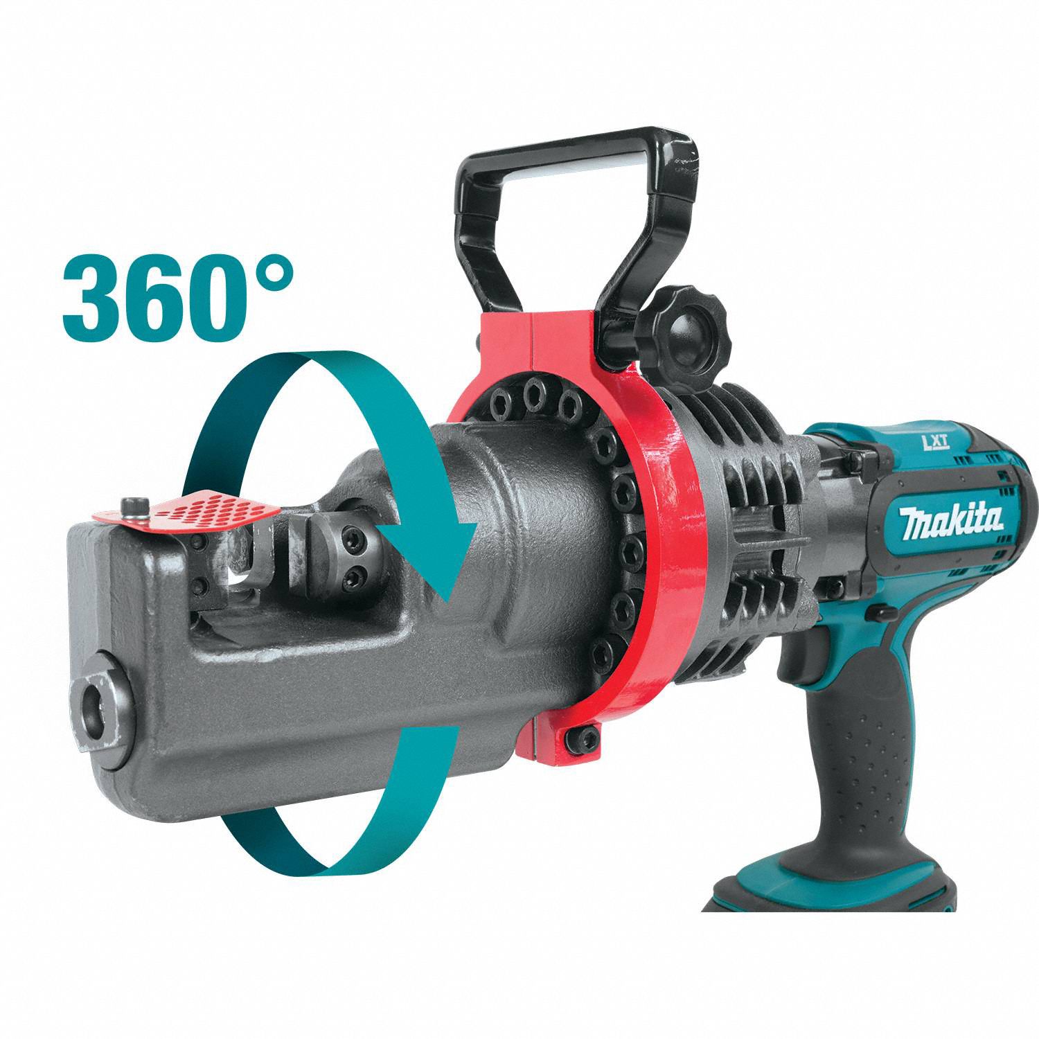 MAKITA Cordless Rebar Cutter 18V DC, 6 Max. Rebar Size, 3/4 in Max