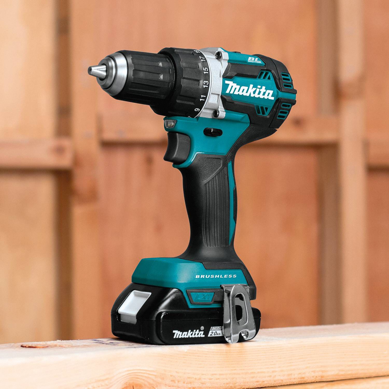 MAKITA Cordless Drill/Driver Kit, Cordless, 0 inlb to 530 inlb, 1/2