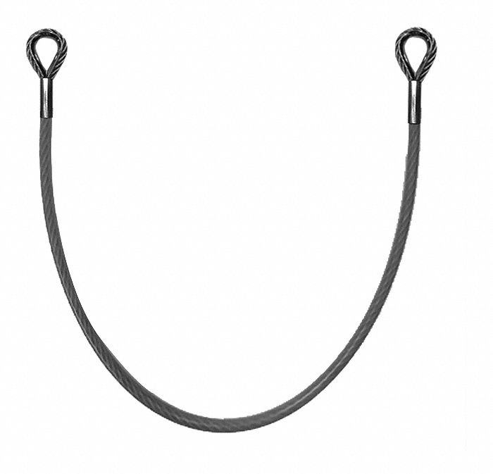 Cable Assembly, Galvanized Steel, Coated