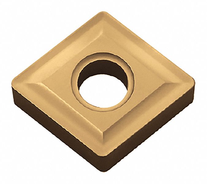 Diamond Turning Insert: CNMG Insert, Neutral, 1/4 in Thick, 1/32 in Corner Radius, CA525