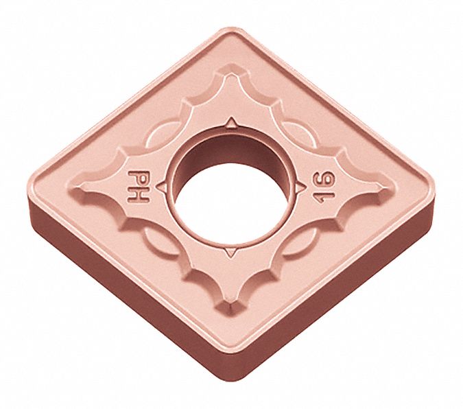 Diamond Turning Insert: CNMG Insert, Neutral, 1/4 in Thick, 1/16 in Corner Radius, CA310