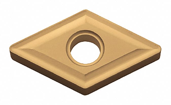 Diamond Turning Insert: DNMG Insert, Neutral, 1/4 in Thick, 3/64 in Corner Radius, CA515