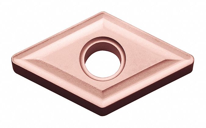 Diamond Turning Insert: DNMG Insert, Neutral, 3/16 in Thick, 1/32 in Corner Radius, CA310