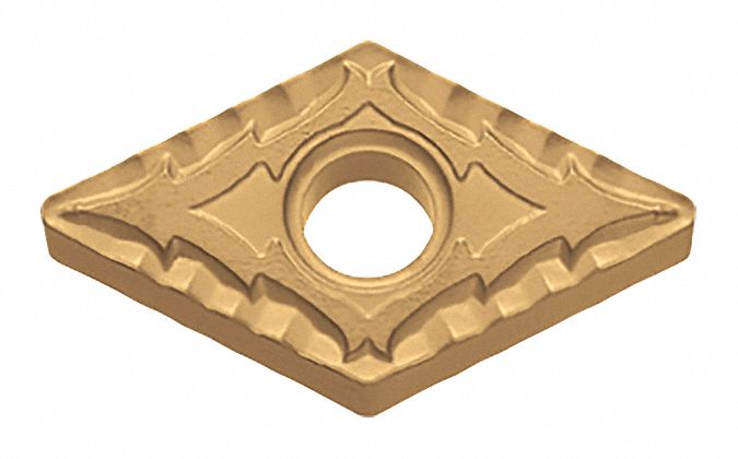 Diamond Turning Insert: DNMG Insert, Neutral, 1/4 in Thick, 3/64 in Corner Radius, CA515