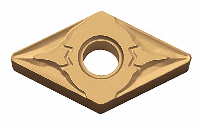 Diamond Turning Insert: DNMG Insert, Neutral, 1/4 in Thick, 3/64 in Corner Radius, CA515