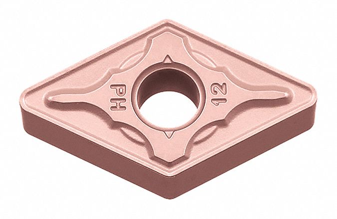 Diamond Turning Insert: DNMG Insert, Neutral, 3/16 in Thick, 1/32 in Corner Radius, CA310