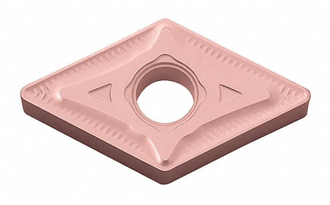 Diamond Turning Insert: DNMG Insert, Neutral, 3/16 in Thick, 3/64 in Corner Radius, CA310