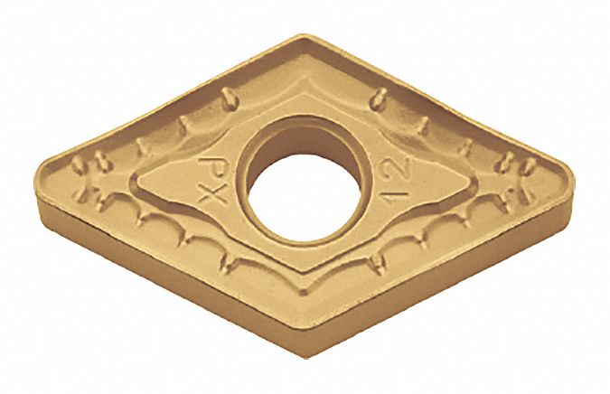 Diamond Turning Insert: DNMM Insert, Neutral, 1/4 in Thick, 1/32 in Corner Radius, CA515