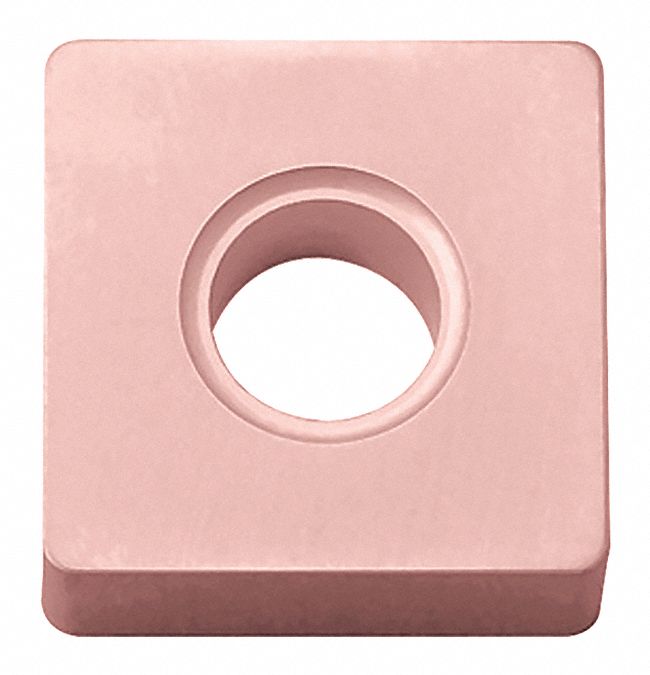 Square Turning Insert: 1/2 in Inscribed Circle, Neutral, 1/32 in Corner Radius, SNMA Insert