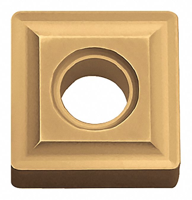 KYOCERA Square Turning Insert: 1/2 in Inscribed Circle, Neutral, 1/16 in  Corner Radius, SNMG Insert