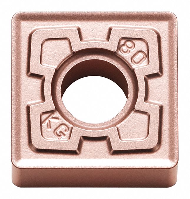 Square Turning Insert: 1/2 in Inscribed Circle, Neutral, 1/32 in Corner Radius, SNMG Insert