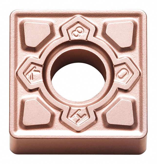 Square Turning Insert: 1/2 in Inscribed Circle, Neutral, 1/32 in Corner Radius, SNMG Insert