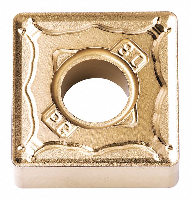 Square Turning Insert: 1/2 in Inscribed Circle, Neutral, 1/32 in Corner Radius, SNMG Insert