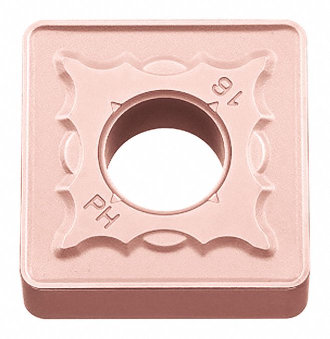 Square Turning Insert: 1/2 in Inscribed Circle, Neutral, 1/32 in Corner Radius, SNMG Insert