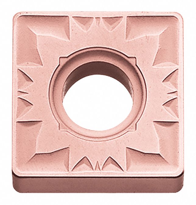 Square Turning Insert: 1/2 in Inscribed Circle, Neutral, 1/32 in Corner Radius, SNMG Insert