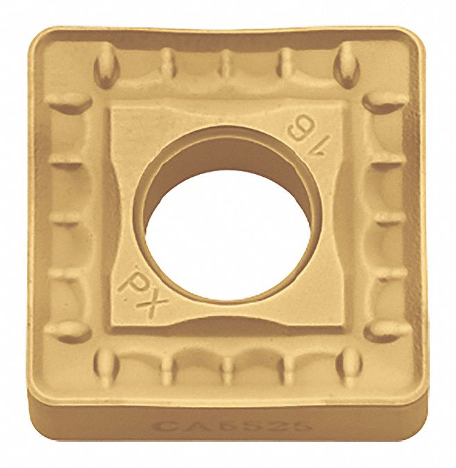 Square Turning Insert: 1/2 in Inscribed Circle, Neutral, 1/32 in Corner Radius, SNMM Insert