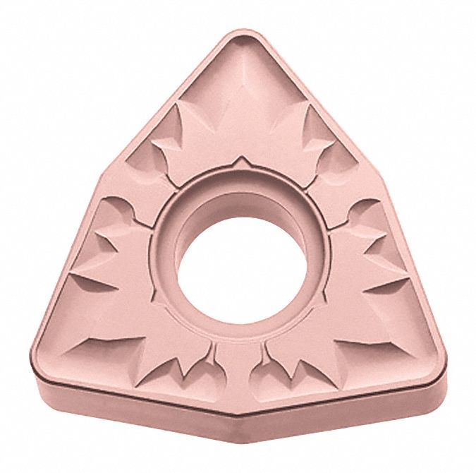 Turning Insert: 1/2 in Inscribed Circle, Neutral, 3/16 in Thick, ZS Chip-Breaker, CA310