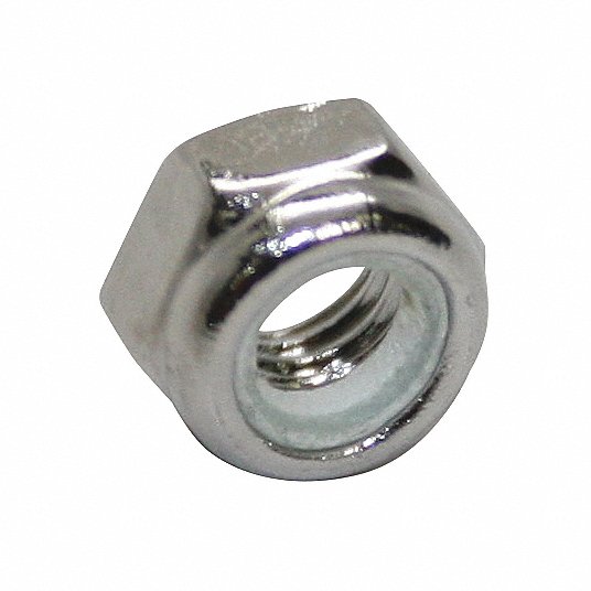 Stainless Steel Nylon Insert Lock Nuts 5/16" 18-50 CT 