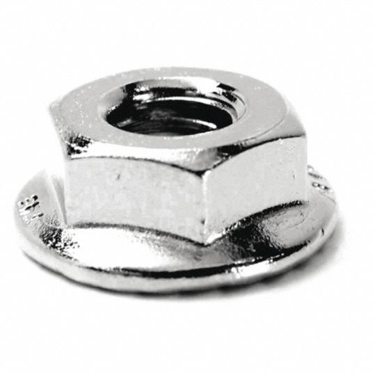 FOREVERBOLT 5/16"18 Serrated Lock Nut, NL19(SM) Finish, 188