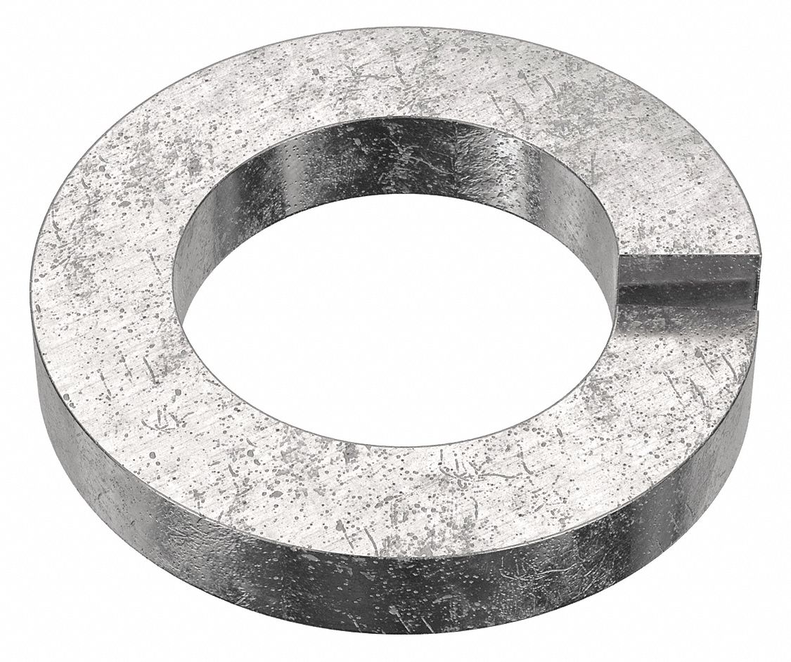 Split Lock Washer: 18-8, Advanced Corrosion Resist, Stainless Steel, 1 in Screw Sz, 18-8, 10 PK