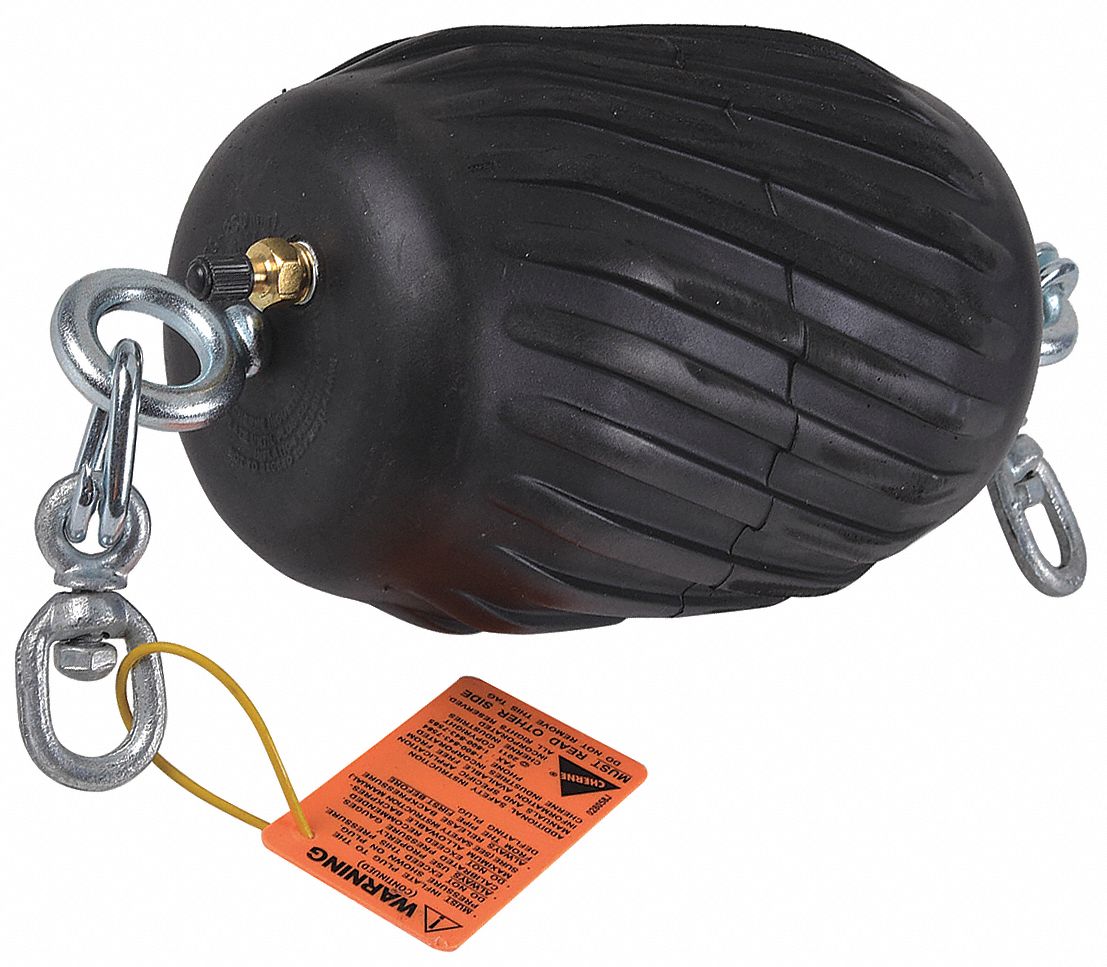 Cleaning Ball: For 6 in – 10 in Pipe, Swivel Loop Tether, Textured Body Surface