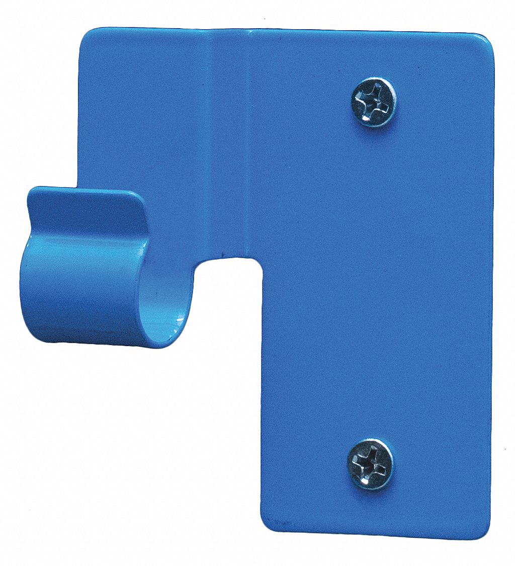 Pipe Hanger: Steel, 1/2 in Pipe Size, 50 lb Max. Load, Surface Mounted, 2 3/4 in Lg