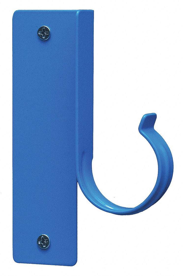 Pipe Hanger: Powder Coated Steel, Side Mount, For 2 in Copper Tube, For 1 1/2 in Pipe