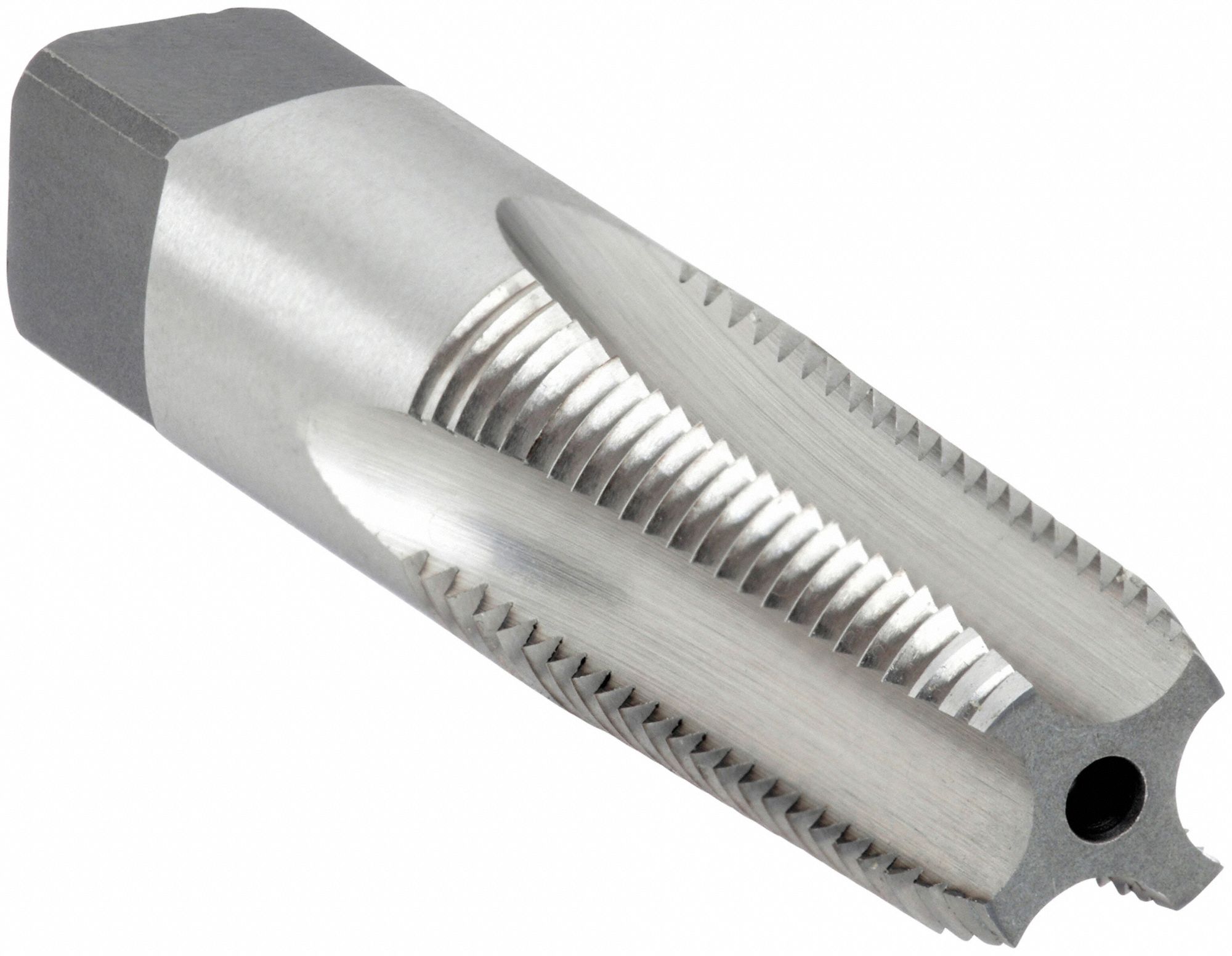 Pipe and Conduit Thread Tap: 1/4"-18 Thread Size, 1 1/16 in Thread Lg, Taper, 4 Flutes, H3