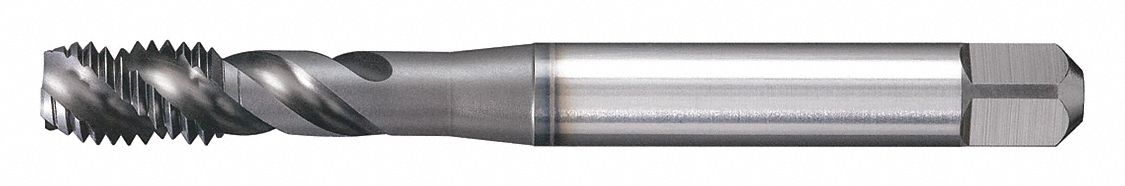 Spiral Flute Tap: M10x1.5 Thread Size, 15.10 mm Thread Lg, 100.10 mm Overall Lg, Bottoming
